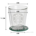 200 ml handgemaakte dubbelwandige glazen beker voor koffie
